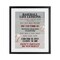 Stupell Industries Baseball Life Lessons Framed Print Under Glass, design by Kim Allen